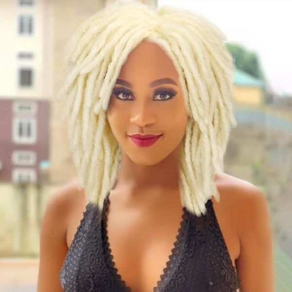 synthetic wigs 613 blonde dreadlock for women afro crochet twist hair full wig daily wear, Black
synthetic wigs 613 blonde dreadlock for women afro crochet twist hair full wig daily wear, Black