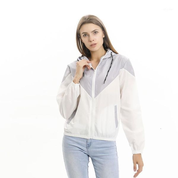 women's women basic jackets female zipper pockets casual long sleeves coats autumn spring hooded jacket patchwork windbreaker jacket1 r, Black;brown
women's women basic jackets female zipper pockets casual long sleeves coats autumn spring hooded jacket patchwork windbreaker jacket1 r, Black;brown