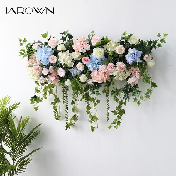 wedding artificial flower row arch flowers pink blue hanging vine leaves floral decor birthday party background decorative & wreaths
wedding artificial flower row arch flowers pink blue hanging vine leaves floral decor birthday party background decorative & wreaths