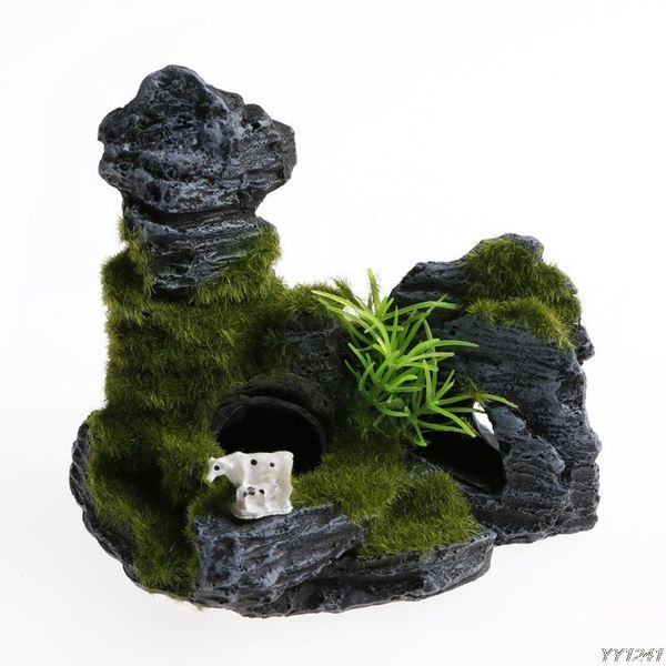 resin house fish tank shelter aquarium moss ornament rockery decoration y110-drop decorations
resin house fish tank shelter aquarium moss ornament rockery decoration y110-drop decorations
