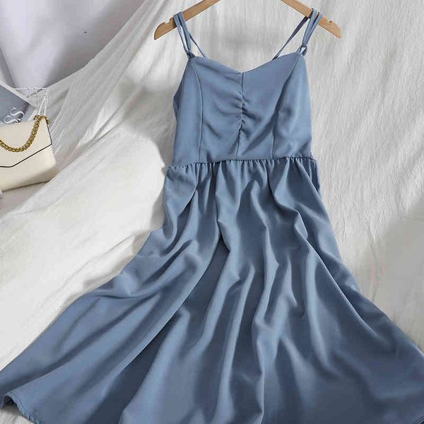summer preppy style chiffon red long dress women draped v-neck voile spaghetti strap basic loose clothing 210513, Black;gray
summer preppy style chiffon red long dress women draped v-neck voile spaghetti strap basic loose clothing 210513, Black;gray