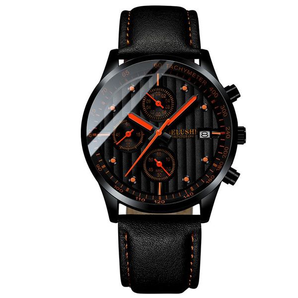 wristwatches fashion men's quartz wristwatch business man watch with leather band waterproof sports watches luminous clock., Slivery;brown
wristwatches fashion men's quartz wristwatch business man watch with leather band waterproof sports watches luminous clock., Slivery;brown