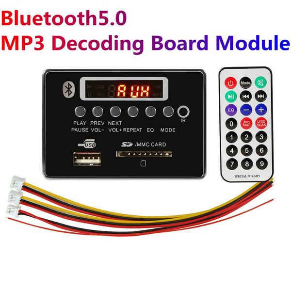 & mp4 players 12v mp3 decoder board bluetooth v5.0 car player usb recording module fm aux radio for speaker
& mp4 players 12v mp3 decoder board bluetooth v5.0 car player usb recording module fm aux radio for speaker
