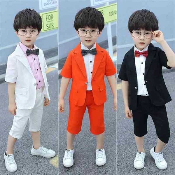 children summer dress suit sets flower boy wedding birthday party performance hosted costumes kids blazer shorts outfits, Black
children summer dress suit sets flower boy wedding birthday party performance hosted costumes kids blazer shorts outfits, Black