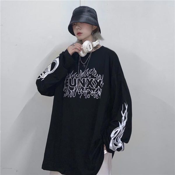 harajuku style streetwear flame womens letters print tee autumn loose long sleeve hip hop t women men clothing, White
harajuku style streetwear flame womens letters print tee autumn loose long sleeve hip hop t women men clothing, White
