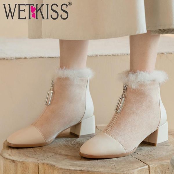 boots wetkiss fur high heels thick women stitching ankle booties female crystal shoes ladies square toe winter 2021, Black
boots wetkiss fur high heels thick women stitching ankle booties female crystal shoes ladies square toe winter 2021, Black