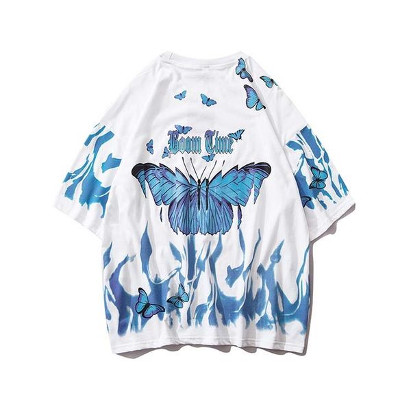 factoryh6d7 hop godlikeu butterfly hip short street cotton men's loose blue printed half sleeve t-shirt, White;black
factoryh6d7 hop godlikeu butterfly hip short street cotton men's loose blue printed half sleeve t-shirt, White;black