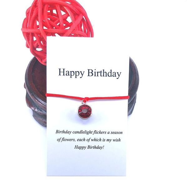 charm bracelets luck red black string birthstone for women gifts men adjustable crystal bracelet happy birthday cards x044, Golden;silver
charm bracelets luck red black string birthstone for women gifts men adjustable crystal bracelet happy birthday cards x044, Golden;silver