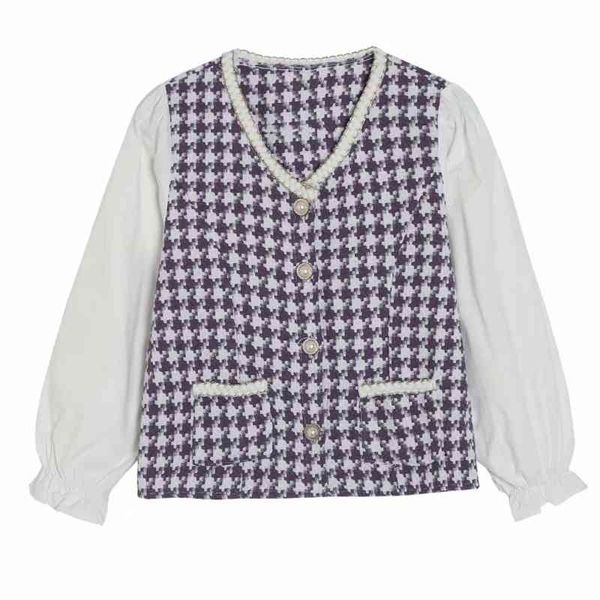 elegant women contrast color splicing v neck shirt female nine quarter sleeve blouse casual lady loose blusas s8910 210430, White
elegant women contrast color splicing v neck shirt female nine quarter sleeve blouse casual lady loose blusas s8910 210430, White