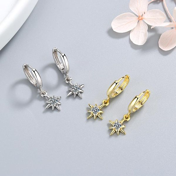 stud arrival 100% 925 sterling silver mini zircon star pendant small earrings for women, Golden;silver
stud arrival 100% 925 sterling silver mini zircon star pendant small earrings for women, Golden;silver