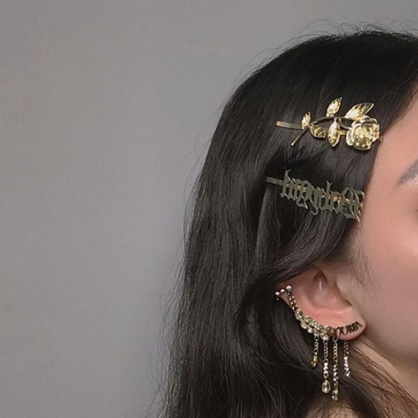 hair clips & barrettes korean alloy metal rose flower fashion letters sweet and romantic jewelry for girls women hairclips, Golden;silver
hair clips & barrettes korean alloy metal rose flower fashion letters sweet and romantic jewelry for girls women hairclips, Golden;silver