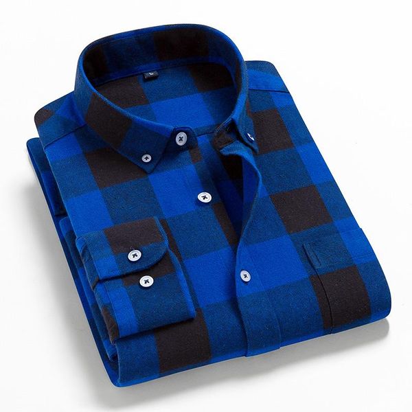 men's casual shirts 2021 spring autumn 100% cotton male long sleeve shirt warm man clothes flannel plaid men plus size 3xl 4xl, White;black
men's casual shirts 2021 spring autumn 100% cotton male long sleeve shirt warm man clothes flannel plaid men plus size 3xl 4xl, White;black
