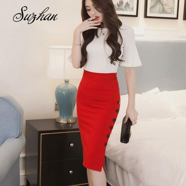 skirts suzhan 2021 women skirt summer casual pencil ladies high waisted button office multiple size, Black
skirts suzhan 2021 women skirt summer casual pencil ladies high waisted button office multiple size, Black