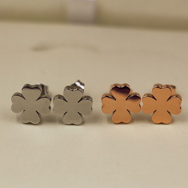 e1-106 korean 18k rose gold stereo lucky grass clover earrings titanium steel female gift, Golden
e1-106 korean 18k rose gold stereo lucky grass clover earrings titanium steel female gift, Golden