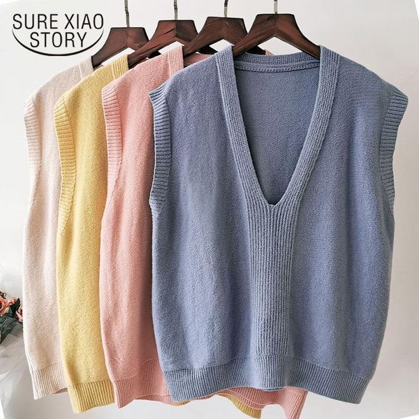 women's vests knitted sweater fashion sleeveless simple v-neck vest women loose solid chic female autumn 11984, Black;white
women's vests knitted sweater fashion sleeveless simple v-neck vest women loose solid chic female autumn 11984, Black;white