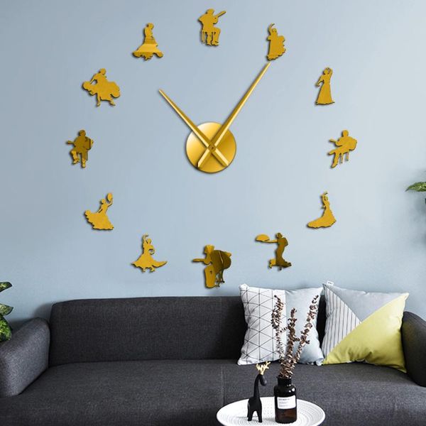 wall clocks panish dancer silhouette large watch flamenco dancers mirror effect big time clock sdance studio unique art decor
wall clocks panish dancer silhouette large watch flamenco dancers mirror effect big time clock sdance studio unique art decor