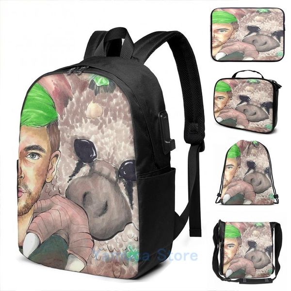 backpack funny graphic print the last guardian usb charge men school bags women bag travel laptop
backpack funny graphic print the last guardian usb charge men school bags women bag travel laptop