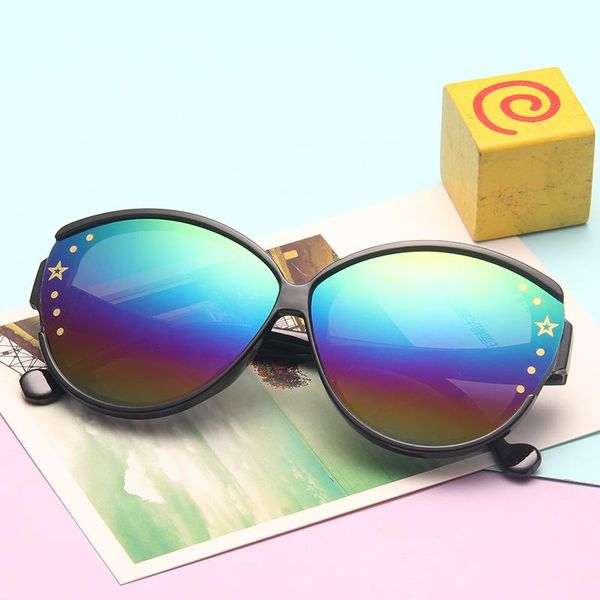 sunglasses children round cateye fashion pentacle decoration gradient kid sun glasses boy girl retro uv400 mirror goggle, Blue
sunglasses children round cateye fashion pentacle decoration gradient kid sun glasses boy girl retro uv400 mirror goggle, Blue