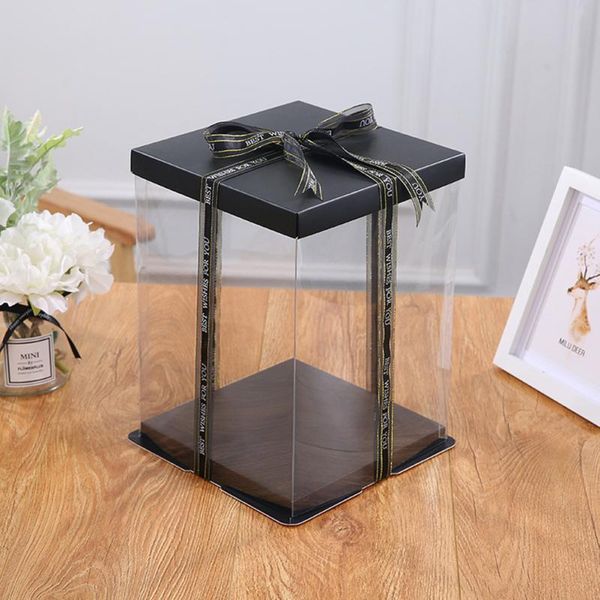 gift wrap 20cm/25cm/35cm transparent box plastic organizer with black lid and base, for rose bear flower birthday cake boxes
gift wrap 20cm/25cm/35cm transparent box plastic organizer with black lid and base, for rose bear flower birthday cake boxes