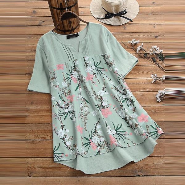 women's blouses & shirts blouse women vintage print v-neck floral shirt short sleeves plus size summer cotton linen, White
women's blouses & shirts blouse women vintage print v-neck floral shirt short sleeves plus size summer cotton linen, White