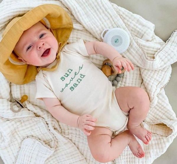 summer bodysuit toddler letter print o-neck short sleeves jumpsuit with crotch button for baby girls boys 3-24 months rompers, Blue 
summer bodysuit toddler letter print o-neck short sleeves jumpsuit with crotch button for baby girls boys 3-24 months rompers, Blue