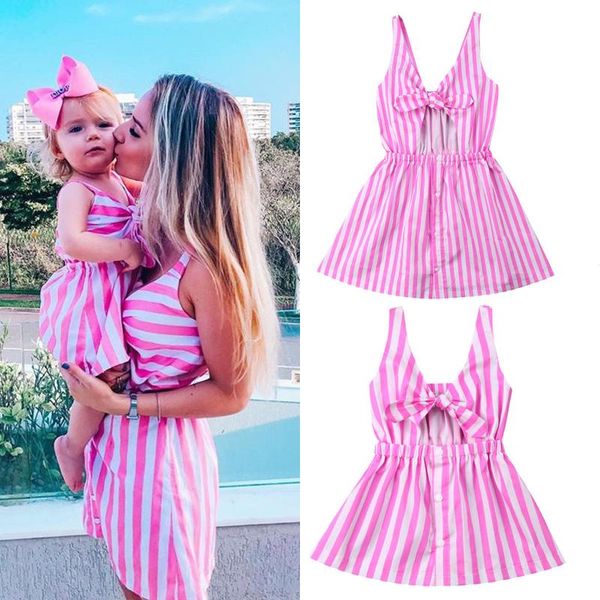 girl's dresses mom and daughter girl cute summer family dress sleeveless bowknot pink striped knee-length a-line sundress, Red;yellow
girl's dresses mom and daughter girl cute summer family dress sleeveless bowknot pink striped knee-length a-line sundress, Red;yellow