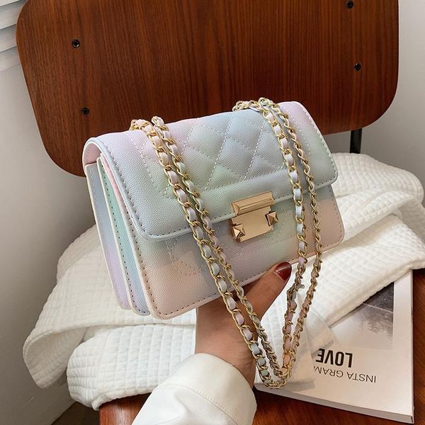 shoulder bags rainbow high-quality women's 2021 fashion chain messenger bag casual rhombus one-shoulder small square
shoulder bags rainbow high-quality women's 2021 fashion chain messenger bag casual rhombus one-shoulder small square