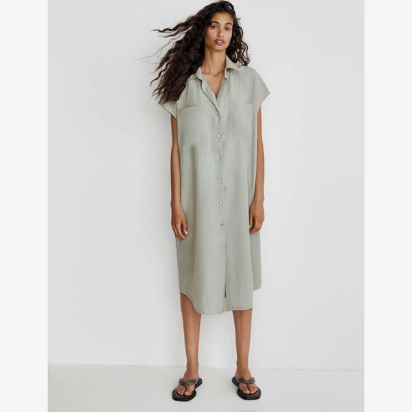 women's blouses & shirts unizera 2021 summer pocket decoration long version shirt dress, White
women's blouses & shirts unizera 2021 summer pocket decoration long version shirt dress, White