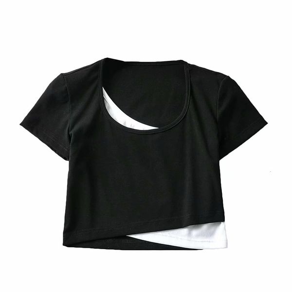 women's sweaters 2021 female fashion solid seam-collar thin fit short shirt top, White;black
women's sweaters 2021 female fashion solid seam-collar thin fit short shirt top, White;black