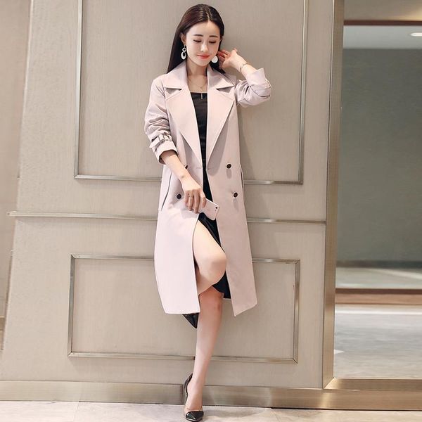 women's trench coats 2021 spring coat fashion elegant long sleeve windbreaker women plus size cotton double breasted solid, Tan;black
women's trench coats 2021 spring coat fashion elegant long sleeve windbreaker women plus size cotton double breasted solid, Tan;black