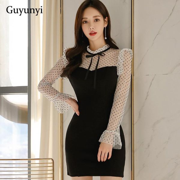 casual dresses nightclub mini dress 2021 spring stand neck collar bow knot polka dot mesh stitching high waist tight party women, Black;gray
casual dresses nightclub mini dress 2021 spring stand neck collar bow knot polka dot mesh stitching high waist tight party women, Black;gray