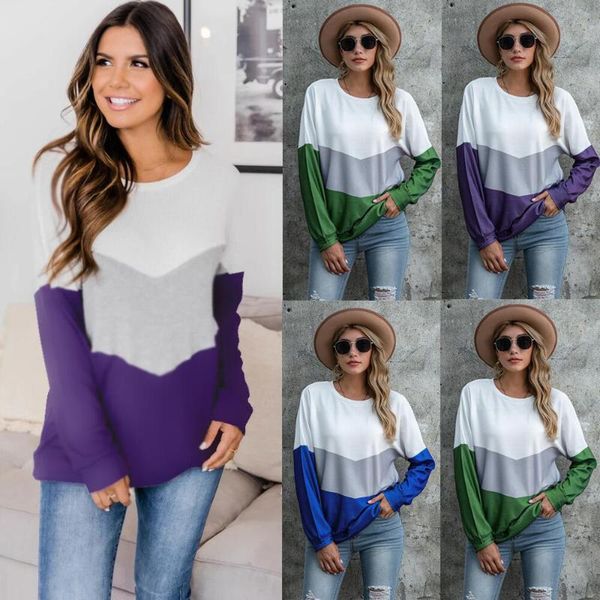 women's t-shirt three-color round neck long-sleeved soft and loose self-cultivation high street jacket spring autumn, White
women's t-shirt three-color round neck long-sleeved soft and loose self-cultivation high street jacket spring autumn, White