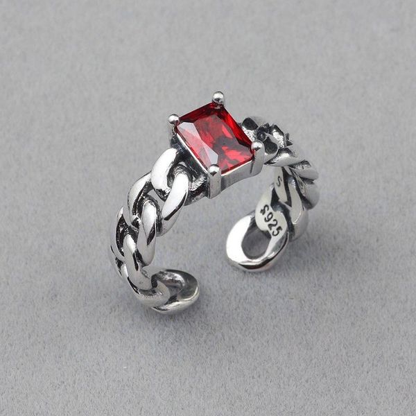 cluster rings black thai silver wholesale s925 pure ring han edition fashion female red weaving openings, Golden;silver
cluster rings black thai silver wholesale s925 pure ring han edition fashion female red weaving openings, Golden;silver