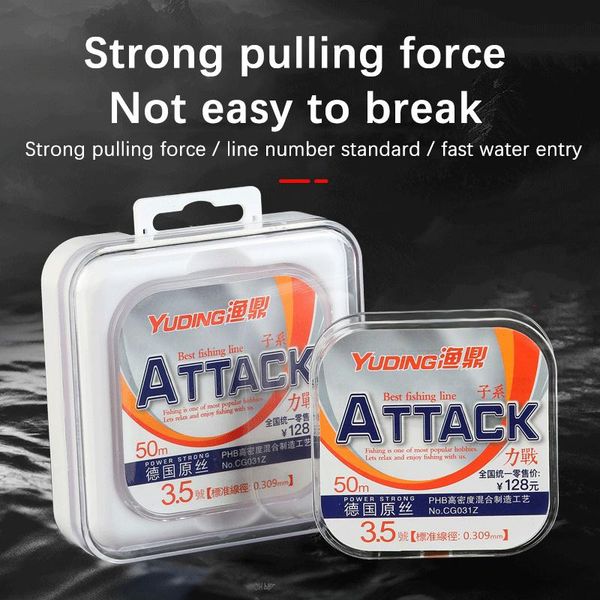 braid line 50m high-quality strength nylon fishing imported from germany main low elongation transparent strand
braid line 50m high-quality strength nylon fishing imported from germany main low elongation transparent strand