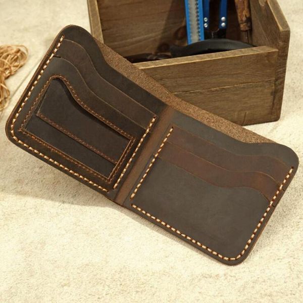 wallets 100% crazy horse leather men vintage genuine wallet for cowboy thin to put1, Red;black
wallets 100% crazy horse leather men vintage genuine wallet for cowboy thin to put1, Red;black