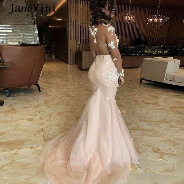 janevini charming dubai mermaid long sleeve evening es sheer neck lace 3d flowers tulle sweep train formal party gowns, White;black
janevini charming dubai mermaid long sleeve evening es sheer neck lace 3d flowers tulle sweep train formal party gowns, White;black