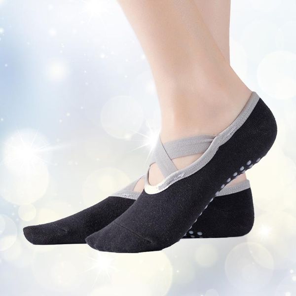 4pairs yoga socks with grip combed cotton pilates round open back ballet (darkgrey+light g sports, Black
4pairs yoga socks with grip combed cotton pilates round open back ballet (darkgrey+light g sports, Black