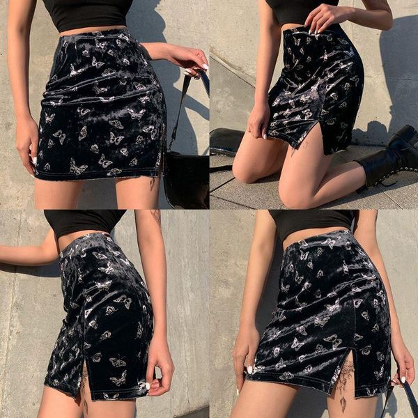 women vintage velvet mini pencil skirt butterfly print split high waist clubwear f3md skirts, Black
women vintage velvet mini pencil skirt butterfly print split high waist clubwear f3md skirts, Black