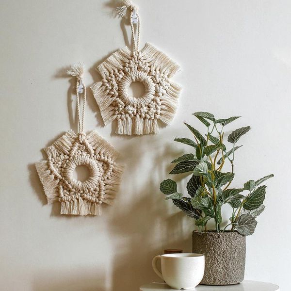 macrame cup pad bohemia table mat handmade cotton rope weave insulation mats wall hanging snowflake pendant decorative objects & figurines
macrame cup pad bohemia table mat handmade cotton rope weave insulation mats wall hanging snowflake pendant decorative objects & figurines