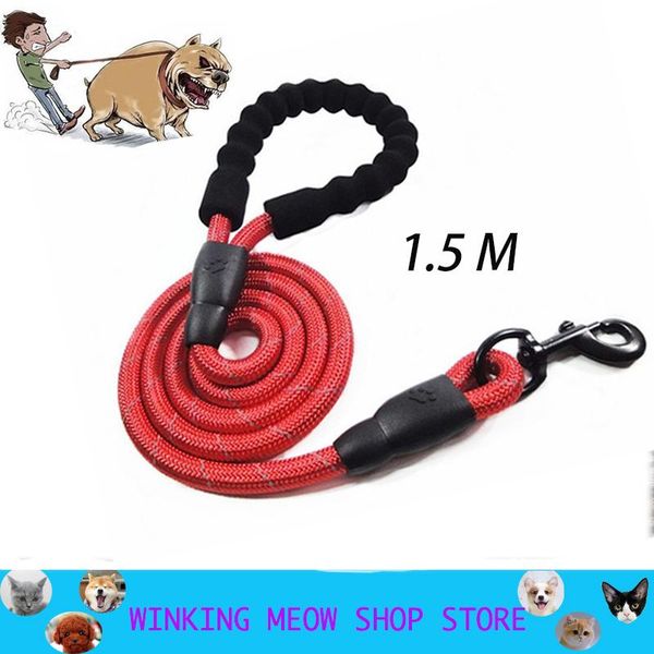 pets durable nylon leash 1.5m foam reflection walking training traction rope hook large medium small dogs non toxic supplies dog collars & l
pets durable nylon leash 1.5m foam reflection walking training traction rope hook large medium small dogs non toxic supplies dog collars & l