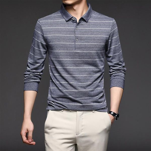 men's polos 2021 grade fashion brand men plain shirts for striped casual designer long sleeve clothing, White;black
men's polos 2021 grade fashion brand men plain shirts for striped casual designer long sleeve clothing, White;black