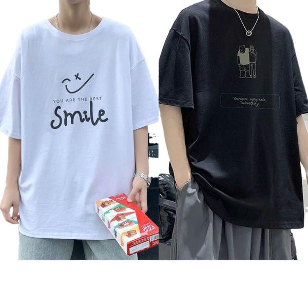 men's t-shirts buy one get short-sleeved t-shirt with loose five-minute sleeves and half in summer. large size clothes, White;black
men's t-shirts buy one get short-sleeved t-shirt with loose five-minute sleeves and half in summer. large size clothes, White;black