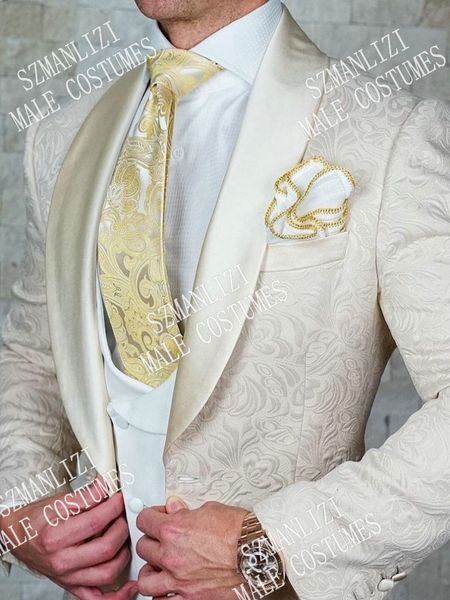 men's suits & blazers wedding suit slim fit champagne jacquard for groom tuxedo jacket pants set custom made blazer f0tb, White;black
men's suits & blazers wedding suit slim fit champagne jacquard for groom tuxedo jacket pants set custom made blazer f0tb, White;black