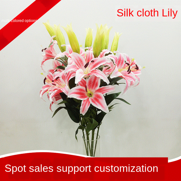 decorative flowers & wreaths lily artificial flower modern ornaments and decorations wedding stage craft 10 pieces
decorative flowers & wreaths lily artificial flower modern ornaments and decorations wedding stage craft 10 pieces
