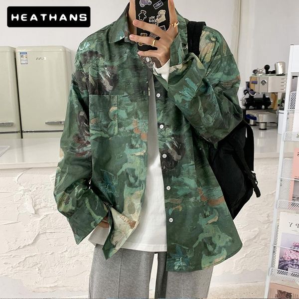 spring summer shirts mens flower printing handsome long sleeves shirt for male loose high street oversize men jacket men's casual, White;black
spring summer shirts mens flower printing handsome long sleeves shirt for male loose high street oversize men jacket men's casual, White;black