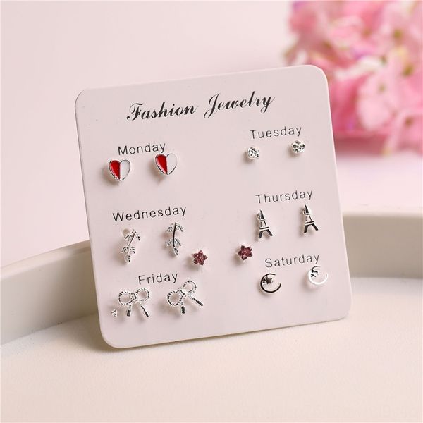 rhoi advanced one stud week set and s student temperament small 925 silver needle earring net red versatile thin earrings, Golden;silver
rhoi advanced one stud week set and s student temperament small 925 silver needle earring net red versatile thin earrings, Golden;silver