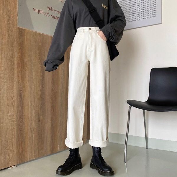 women's jeans female 2021 spring and autumn high waist straight pants thin loose wide leg winter, Blue
women's jeans female 2021 spring and autumn high waist straight pants thin loose wide leg winter, Blue