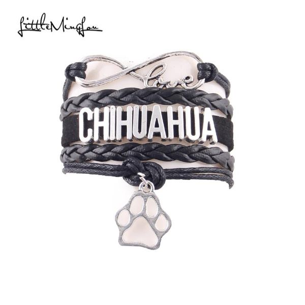 charm bracelets little minglou infinity love chihuahua bracelet dog pet leather wrap men & bangles for women jewelry, Golden;silver
charm bracelets little minglou infinity love chihuahua bracelet dog pet leather wrap men & bangles for women jewelry, Golden;silver