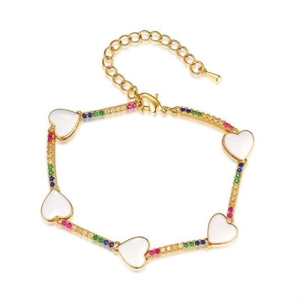 charm bracelets yjgs simple single row color zircon ladies tennis bracelet bangle gold adjustable jewelry gifts, Golden;silver
charm bracelets yjgs simple single row color zircon ladies tennis bracelet bangle gold adjustable jewelry gifts, Golden;silver