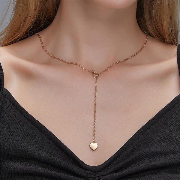 korean long tassel chain heart pendant necklaces women hollow out alloy clavicle chains european valentine's day gift love necklace jew, Silver
korean long tassel chain heart pendant necklaces women hollow out alloy clavicle chains european valentine's day gift love necklace jew, Silver